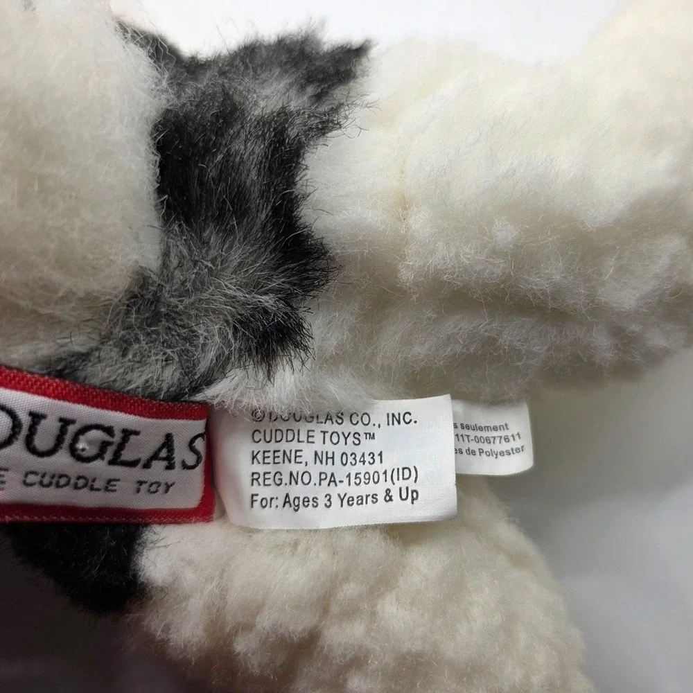 Douglas Siberian Husky Plush Grey White Stuffed Dog Animal 6x12